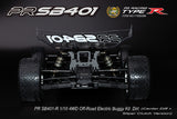 2026 PR SB401-R 1/10 4WD Off-Road Electric Buggy Kit  Dirt (Center Diff + Sliper Clutch Version)