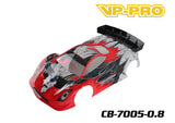 1/8 GT Clear Car Body Shell CB-7005-0.8