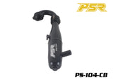 PS-104-CB, 1/8 Buggy Exhaust Pipe(EFRA 2202), Ceramic Black