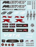 2020 PR ST1 V3T body+ Window sticker + sticker