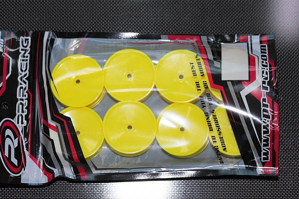 55x38mm 2WD+4WD Rear Wheels 12mm*8pcs(Yellow)For IFMAR-#1