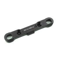 Adjustable Hinge Pin Brace (rear outer, LRC -1.0, toe +1.0, 7075 CNC, gun metal anodized, EB/NB/ET/NT/SCT)