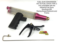 Fuel gun conversion kit to fuel stick Type 2